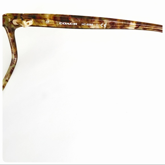 🆕 2pc Set Brown COACH Confetti 51mm Frames + Black Leather Case NWT - Picture 10 of 16